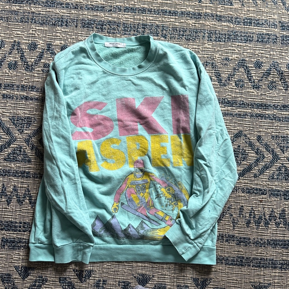 Project Social T Teal Sweatshirt